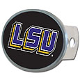 LSU Tigers Oval Metal Hitch Cover Class II and III